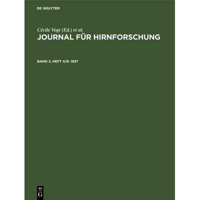 1957, Gebundene Ausgabe von , De Gruyter, 978-3-11-252239-4