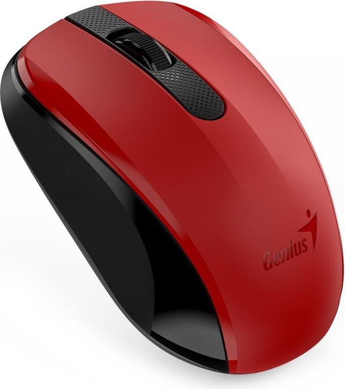 Genius NX-8008s Draadloze Optische Kantoormuis, 1200 DPI, Rood