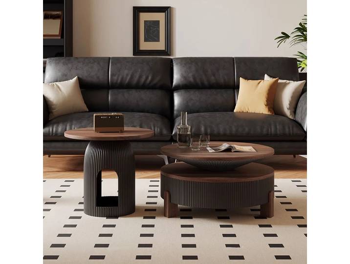 Tables basses créatives rondes, style luxueux, esthétiques, ovales, simples, tables basses minimalistes, glamour, Stoliki Kawowe, meubles de maison