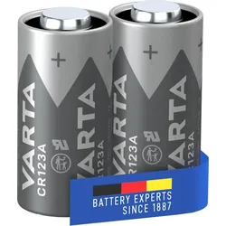 VARTA LITHIUM Cylindrical CR123A Blister 2