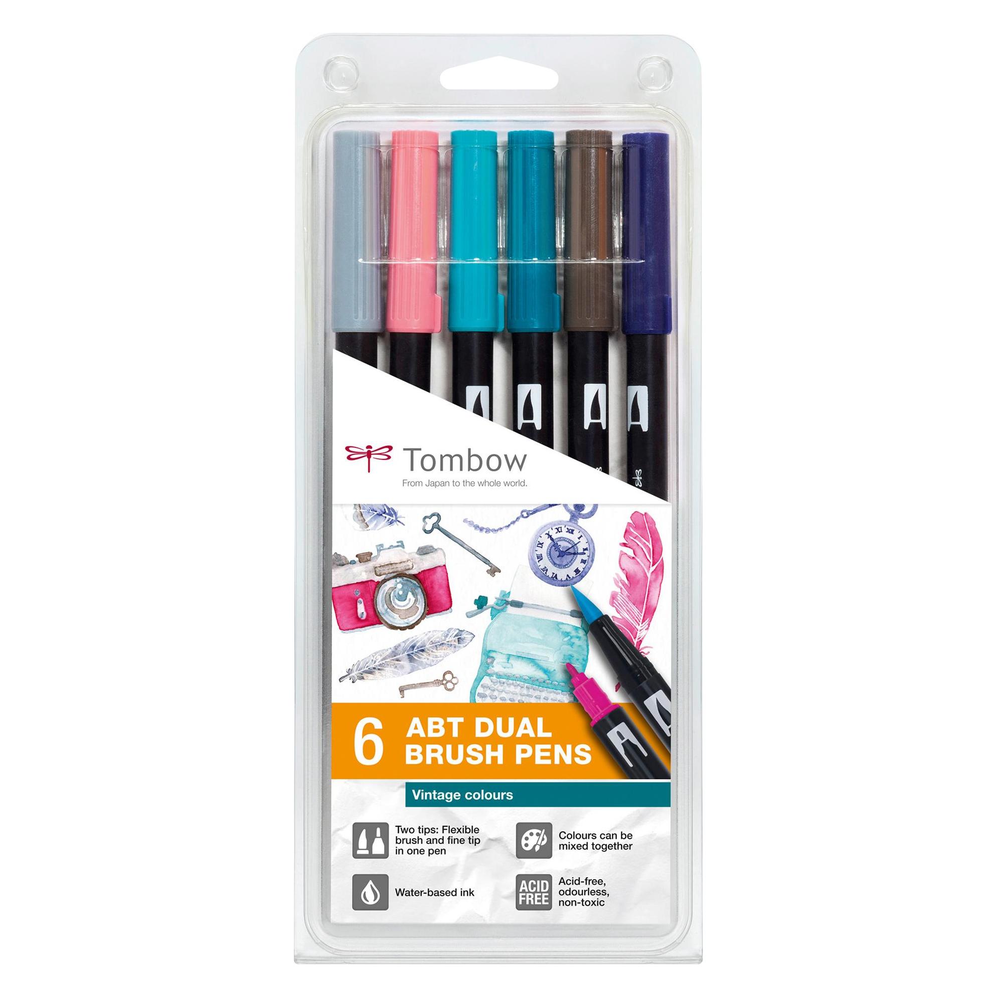 Tombow Fasermaler Vintage Colours (6x) (ABT-6P-5)