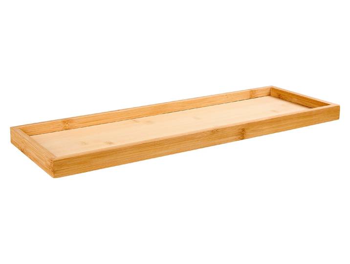 Rechteckiges Bambusholz-Tablett L50cm