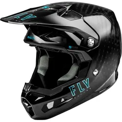 Fly Racing Formula S Carbon Solid, Motocrosshelm - Carbon/Schwarz - XL