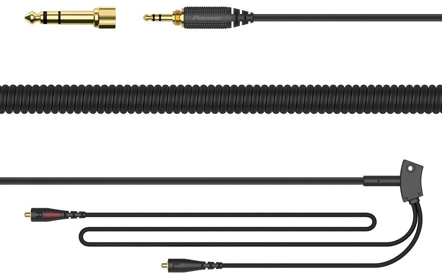 Cabo de Áudio Espiral Substituição p/ Auscultadores PRO HDJ-C70 - Pioneer