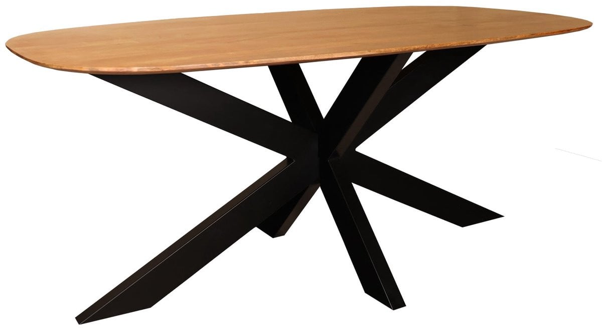 Austin Eettafel Ovaal - Mangohout - Lichtbruin - 180 cm