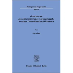 Paul:Gemeinsame grenzüberschreitende Au, Fachbücher von Marta Paul