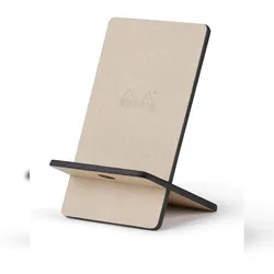 Rhodiarama, Handyhalter aus italienischem Kunstleder 13x8x8,5 cm - Beige 194412C