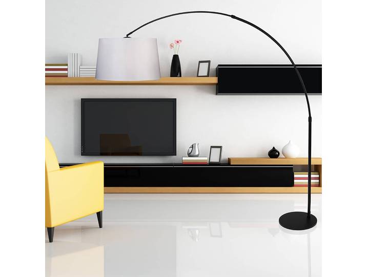 Lampadaire Gramineus XVII 45 x 230 x 190cm Blanc Tissu mélangé E27