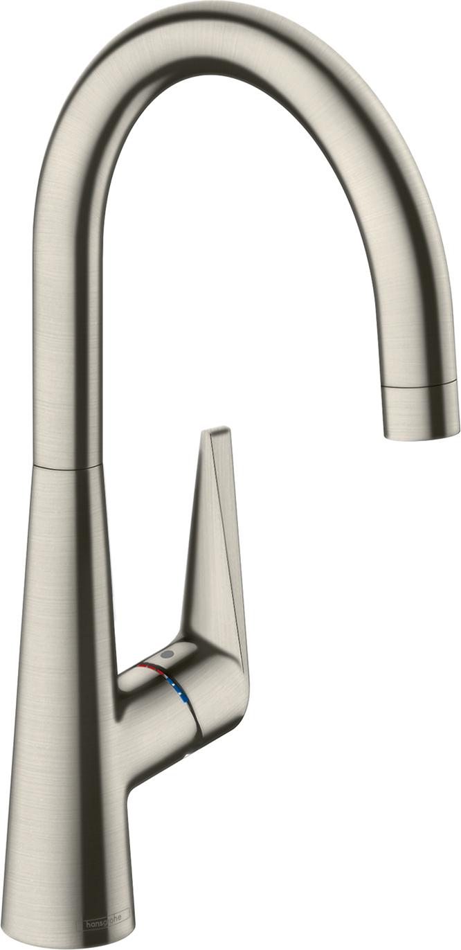 hansgrohe Spültisch-Einhebelmischer 260 Talis M51 EcoSmart 1jet, 4,5 l/min, Edelstahl-Optik