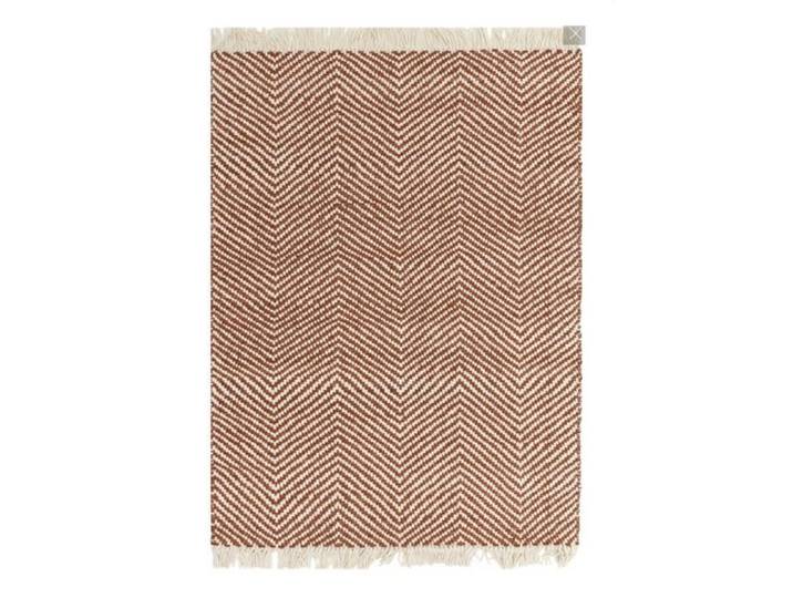 NOVATREND - Tapis de salon en jute et coton VIGA - Rouge - 160x230 cm