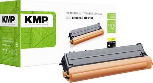 KMP Toner ersetzt Brother TN-910Y Kompatibel Gelb 9000 Seiten B-T124 1264,0009