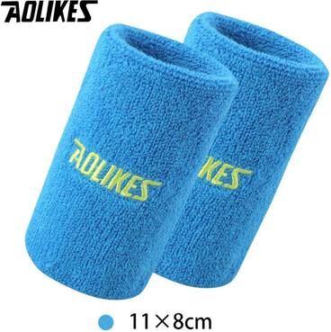 Inspire Essentials AOLIKES Sports Wrist Sweatband Absorbent Tennis Wristband For Gym Running Basketball And Fitness 12