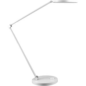 Unilux Schreibtischlampe Omega, weiß, LED, dimmbar, 1.976 Lumen, neutralweiß