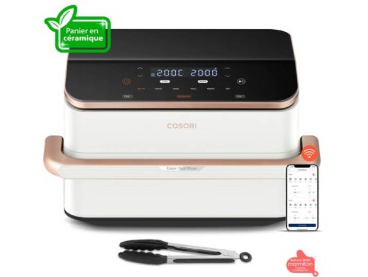 Cosori - Friteuse Sans Huile Twinfry Pro 10l White Kaapafcsseu0277a