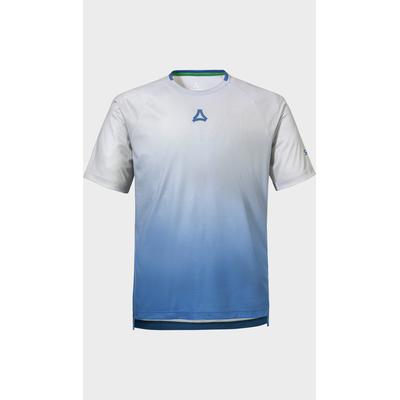 Funktionsshirt SCHÖFFEL "Shirt Style Koitere MEN", Herren, Gr. 52, blau (8625, blau), Oberstoff: 100% Polyester, Rundhals, Shirts Funktionsshirt