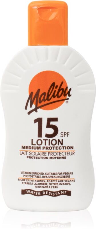 Malibu Lotion Medium Protection lait protecteur SPF 15 200 ml