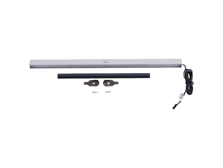 Hom`in Kleiderstange, Alufarben, Metall, 41.6 cm, Beleuchtung, Schlafzimmer, Kleiderschränke, Schrankzubehör, Kleiderstange