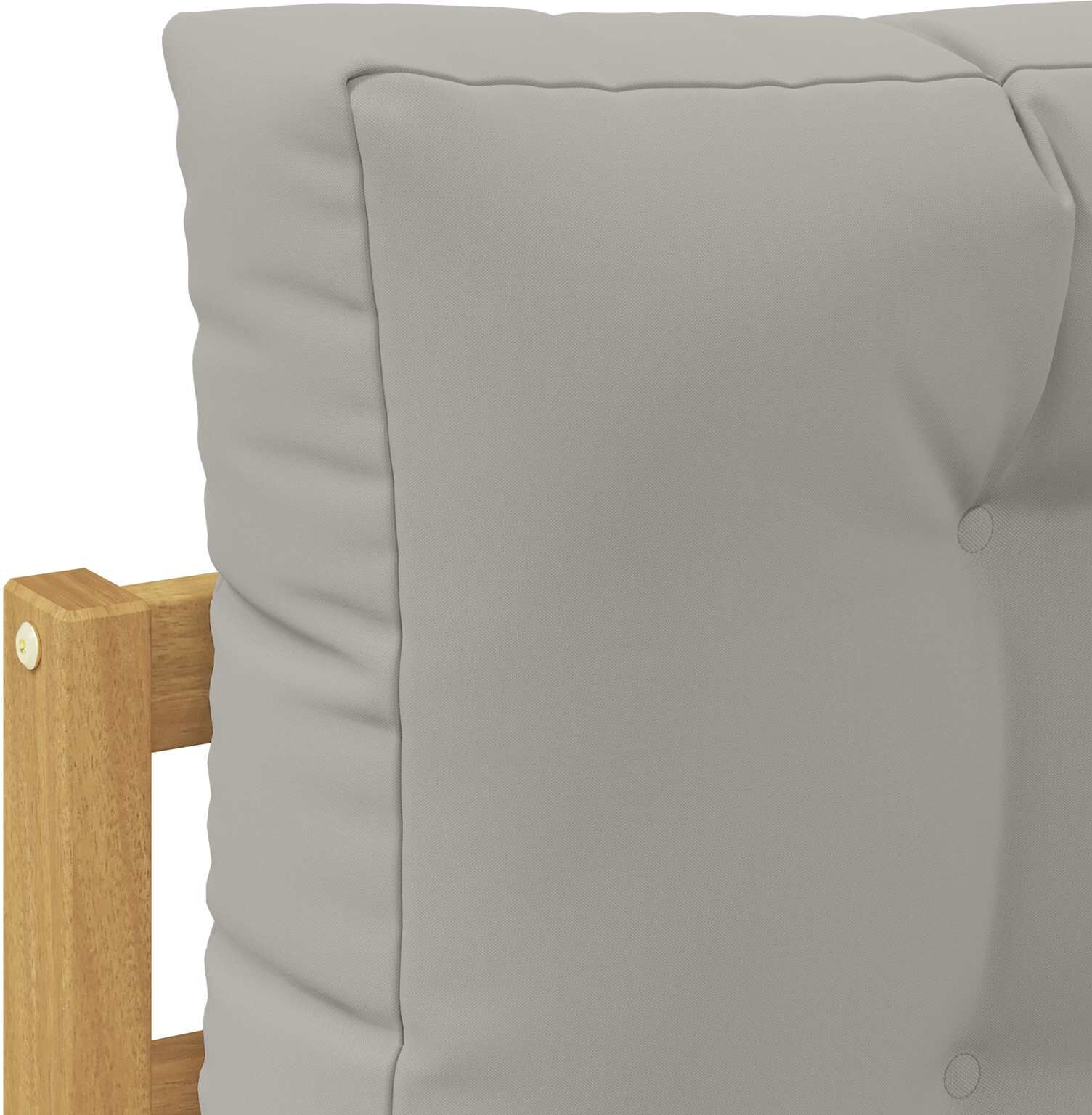 vidaXL Ensemble de canapés d'extérieur Polyester Blanc