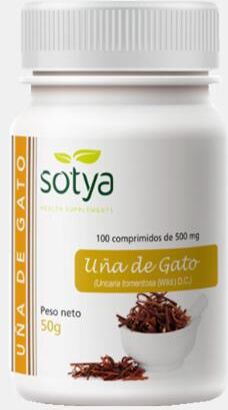 SOTYA UNHA DE GATO 100 COMPRIMIDOS