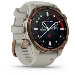 Garmin Descent MK3i - French Grey/Heritage Bronze Titan - 43mm - Silikonarmband