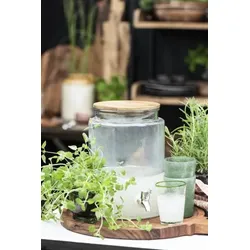 Tapasteller m/Griff geöltes Akazienholz