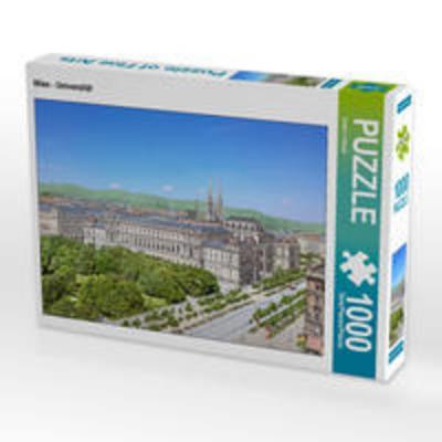 CALVENDO Puzzle Wien - Universität | 1000 Teile Lege-Größe 64x48cm Foto-Puzzle für glückliche Stunden