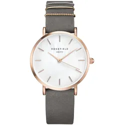 Rosefield WEGR-W75 Damenuhr The West Village Elephant Grey/Roségold