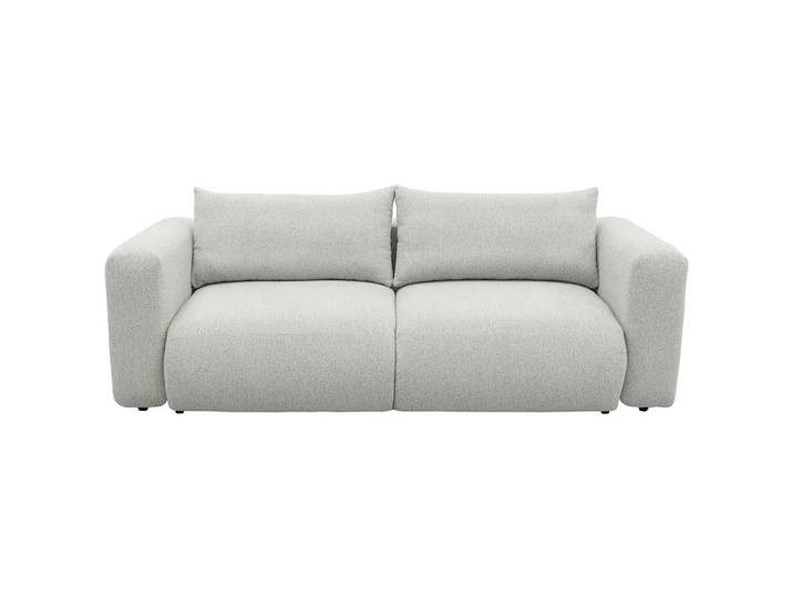 Carryhome Schlafsofa, Natur, Kunststoff, 3-Sitzer, Füllung: Silikon, 248x94x109 cm, Wohnzimmer, Sofas & Couches, Schlafsofas, Schlafsofas mit Bettkasten