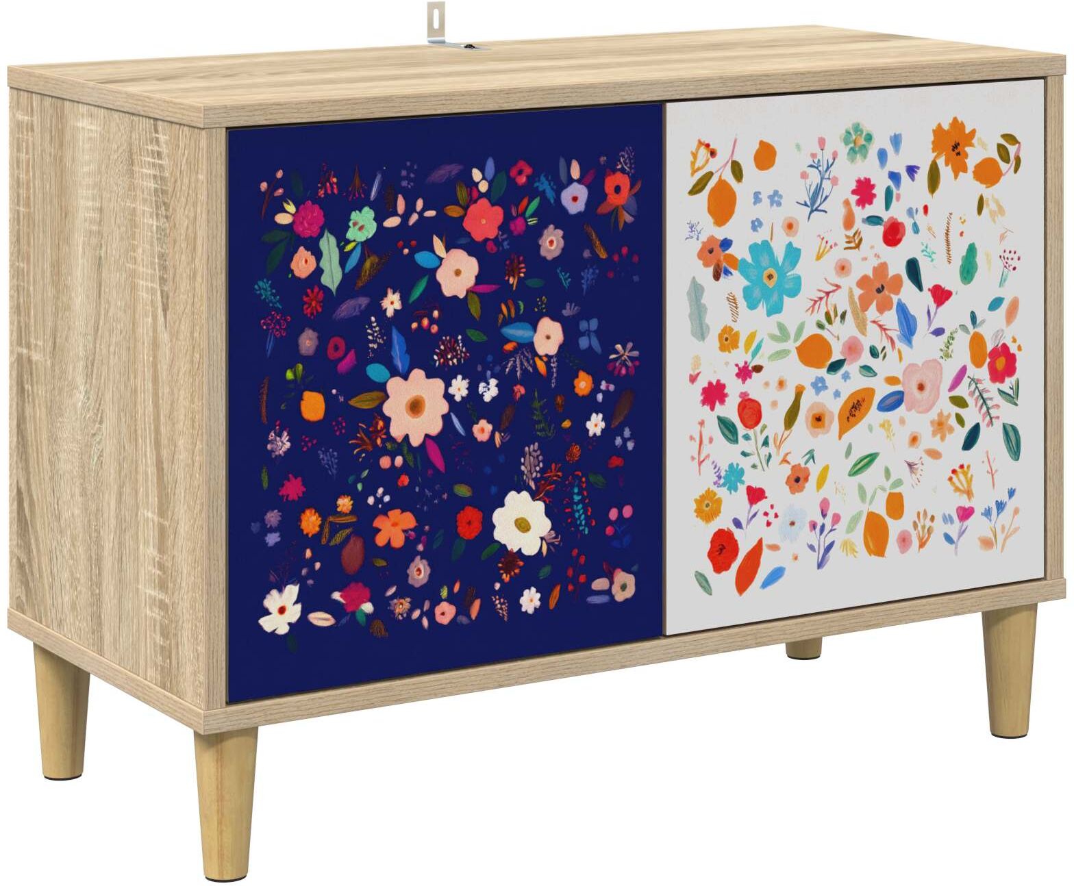 vidaXL Meuble TV MAINZ 69 x 33 x 50 cm Sonoma Bois d'ingénierie