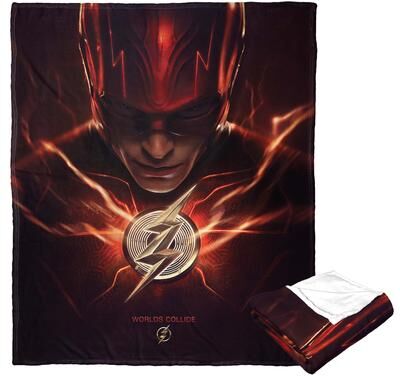 DC Comics Warner Brothers DC The Flash Silk Touch Blanket