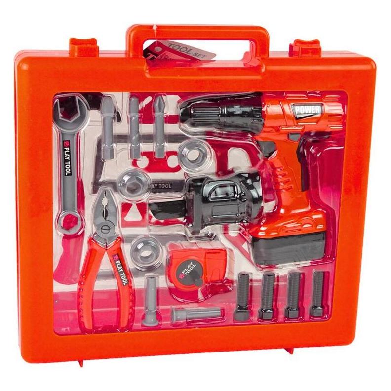 Lean Toys Heimwerker-Set, Schraubendreher, Akku-Hammersäge (33467097)