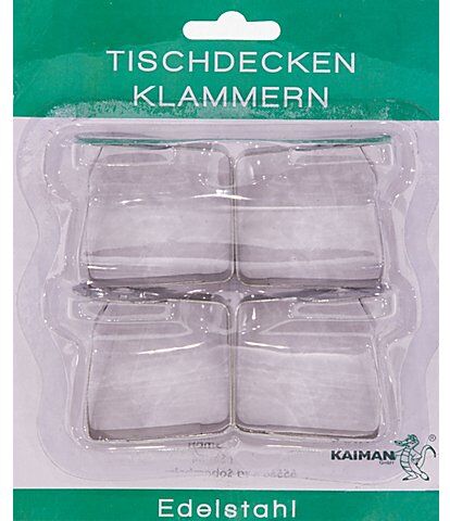 Tischklammern "Sonne" 4er Pk., silber