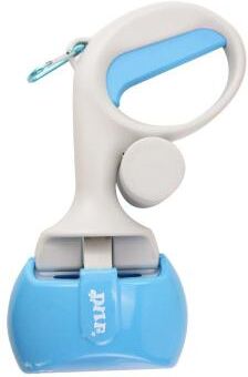 Everyday Crate Portable Pet Poop Scooper With Built In Waste Bag Dispenser For Dogs & Cats blue