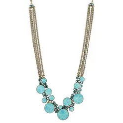 KONPLOTT Collier Planet River Länge 42cm Modeschmuck