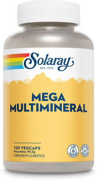 Solaray Mega Multi Mineral 120 Vegetable Capsules