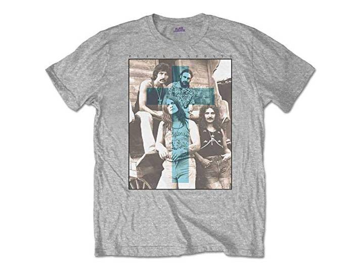 T-Shirt # S Grey Unisex # Blue Cross
