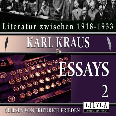Essays 2 - Karl Kraus, Audio, 9783969788226