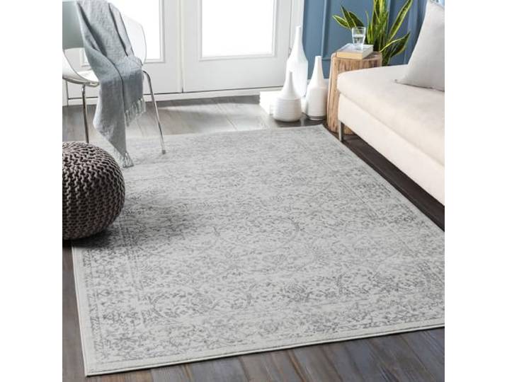 Livabliss Margaux Palermo Tapis Vintage 200x275 cm – Ivoire\, Gris\, Bohème