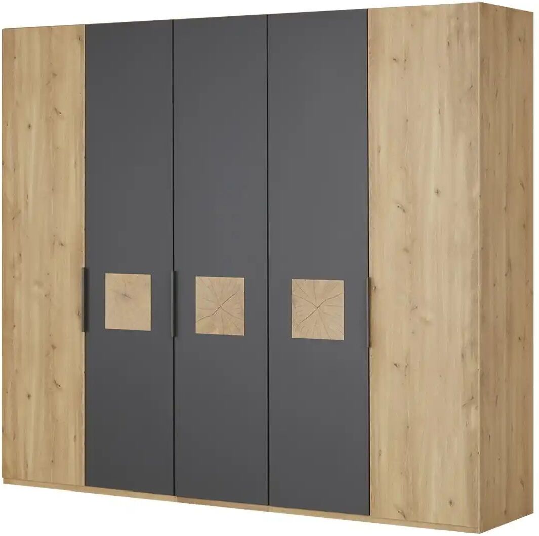 uno Drehtürenschrank  Almeria ¦ holzfarben ¦ Maße (cm): B: 250 H: 216 T: 58.0