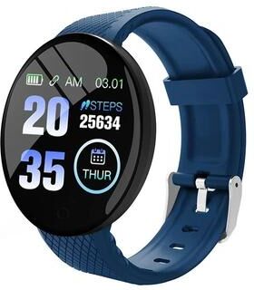 Uplift Picks D18 Smart Watch Fitness Tracker With Sleep Monitor And Message Alerts blue