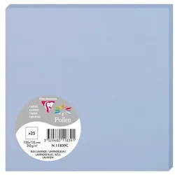 Pollen 250x Karte Pollen 135x135mm 210g - Lavendelblau 11839C