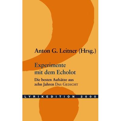 Experimente mit dem Echolot, Taschenbuch von Anton Leitner, Buch & media, 978-3-935877-13-8