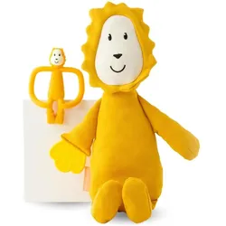 Matchstick Monkey, Beissring, Geschenkset? Beissring & Plüschtier mit Beissapplikation (3 Monate)