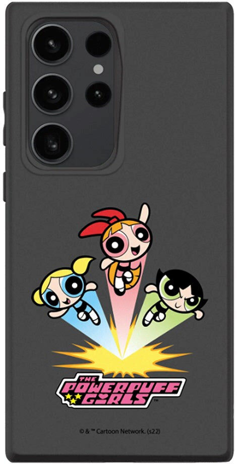 Samsung Galaxy S23 Ultra RhinoShield SolidSuit Håndværker Cover m. The Powerpuff Girls - Fly High