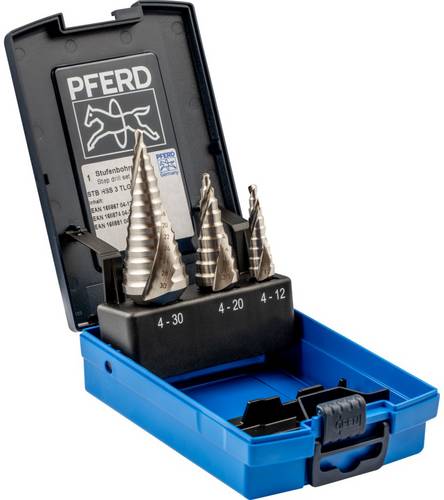 PFERD TOOLS 25201046 SET STB HSS 3 HSS Stufenbohrer-Set 3teilig 1St.