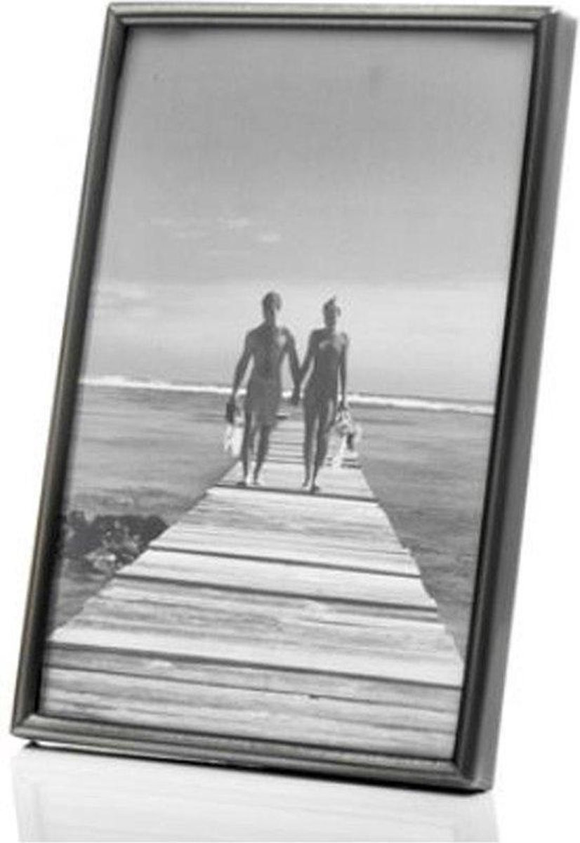 AL Zilveren Fotolijst voor fotoformaat 5x8 cm