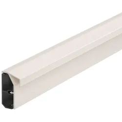 OBO 6132217 Sockelleistenkanal SL-T Set 20x50 Tepp. 9001 Polyvinylchlorid cremeweiß RAL 9001 SLT 2050 cws 6132218  - 2 Meter