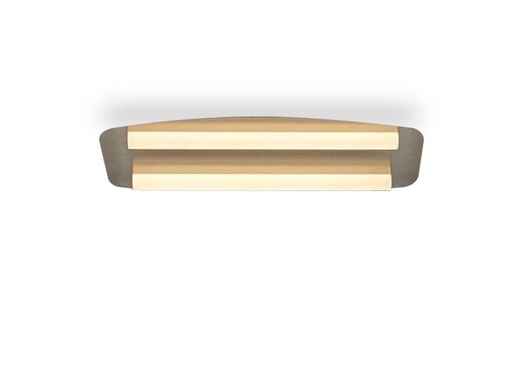 Nettlife Led-Deckenleuchte Ursula 48/19/6 cm, Grau, Metall, LED integrated, 19x6x48 cm, Lampen & Leuchten, Innenbeleuchtung, Deckenleuchten, Deckenleuchten