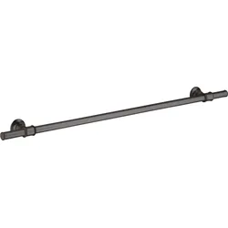 Hansgrohe AXOR Montreux Badetuchhalter 800 mm, Brushed Black Chrome, feststehend, Wandmontage mit verdeckter Befestigung