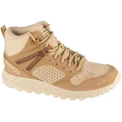 Merrell, Damen, Wanderschuhe, Wildwood Mid-Heel-Lederstiefel (39), Beige